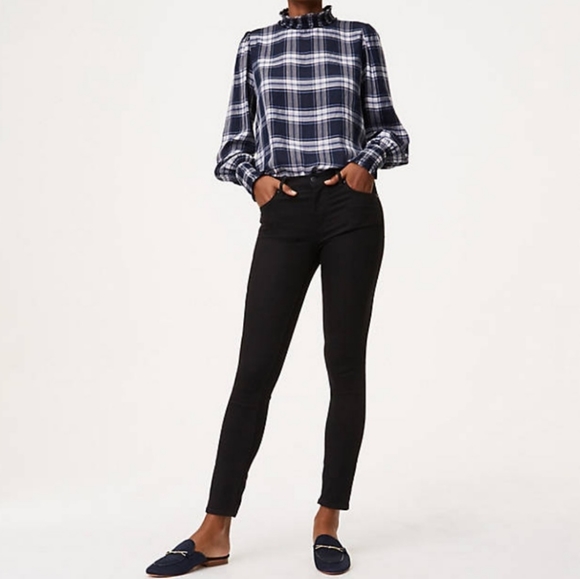 LOFT Denim - Loft Modern Skinny size 6 black jeans